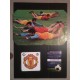 Signed photo of John Aston the Manchester United footballer.